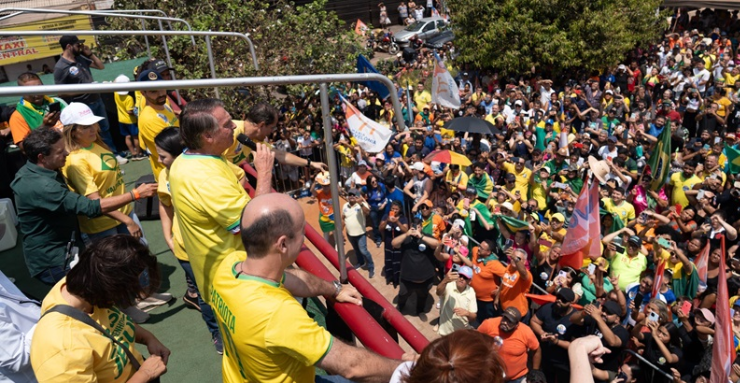 Bolsonaro e Maria Yvelônia