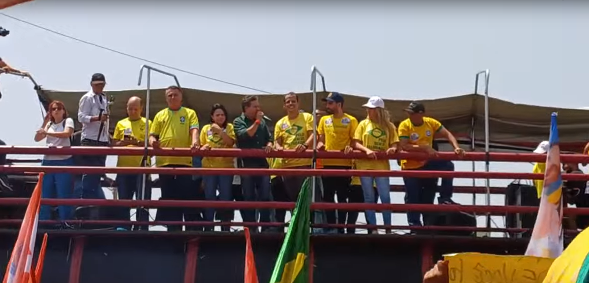 Bolsonaro e Maria Yvelônia