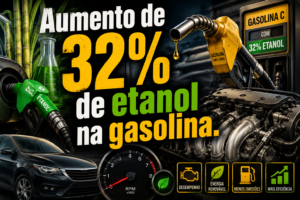 Aumento de 32% de Etanol na Gasolina piora o consumo e pode causar danos a motores